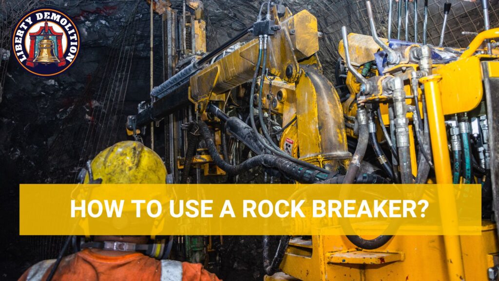 how to use a rock breaker