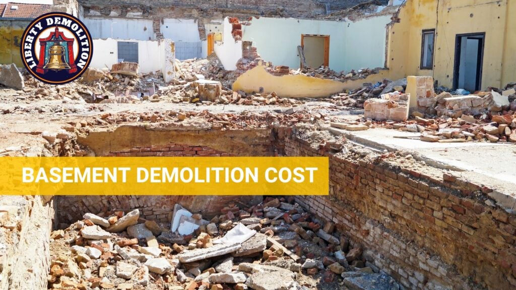basement demolition cost overview