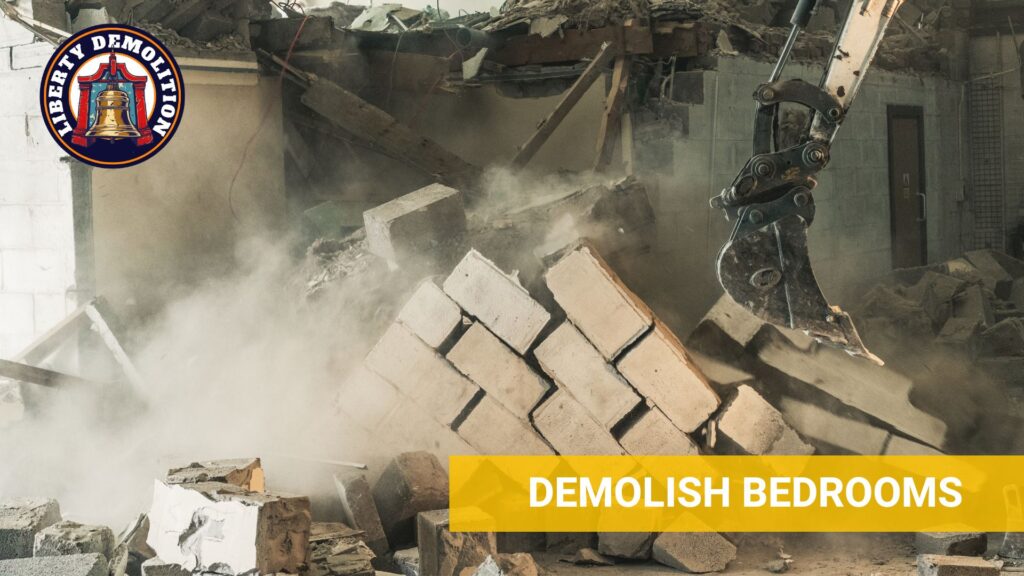 house demolition, demolish bedrooms