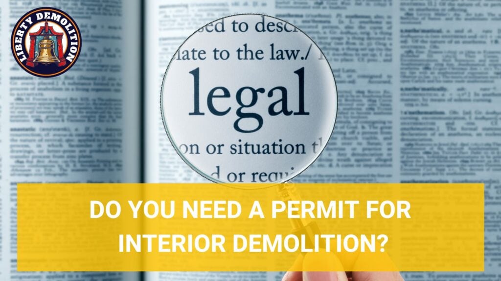 do you need a permit for interior demolition