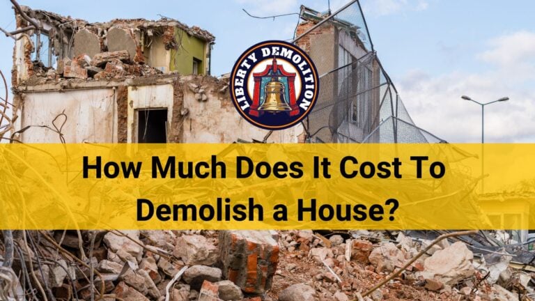 how much does it cost to demolish a house