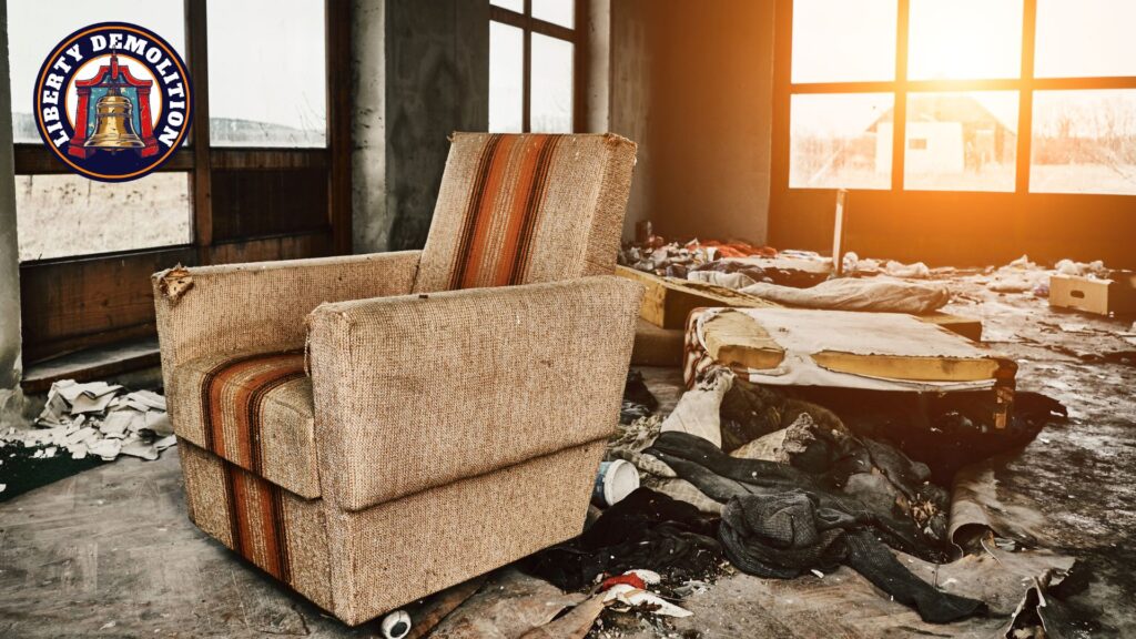 interior demolition services living room