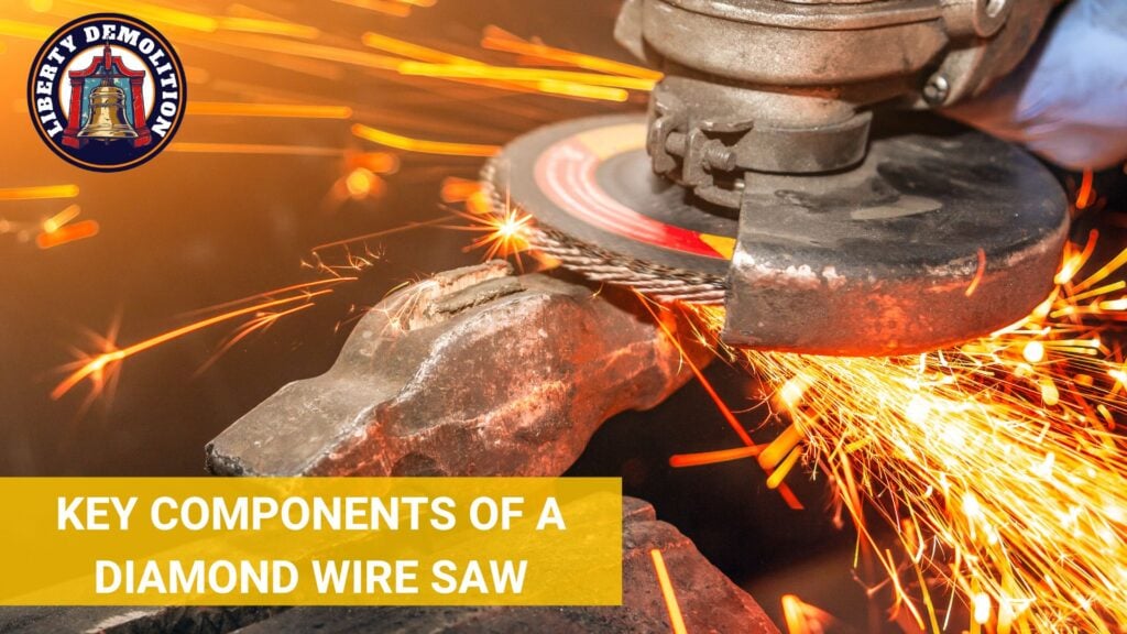 key components of a diamond wire saw
