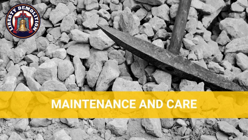 maintenance and care of a chipping hammer