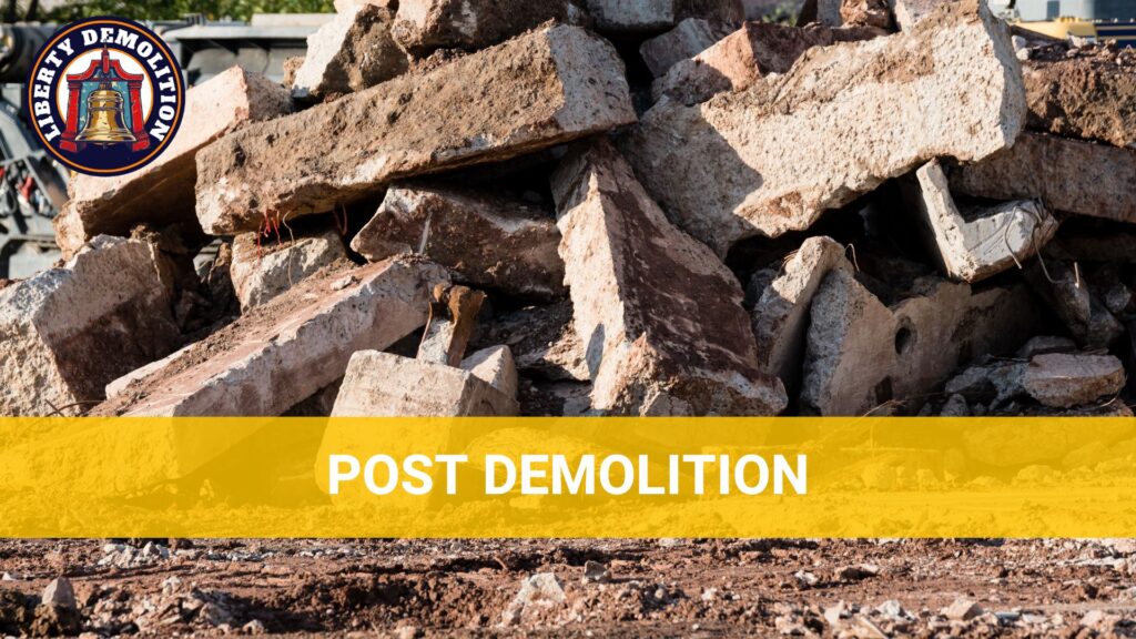 post demolition activities