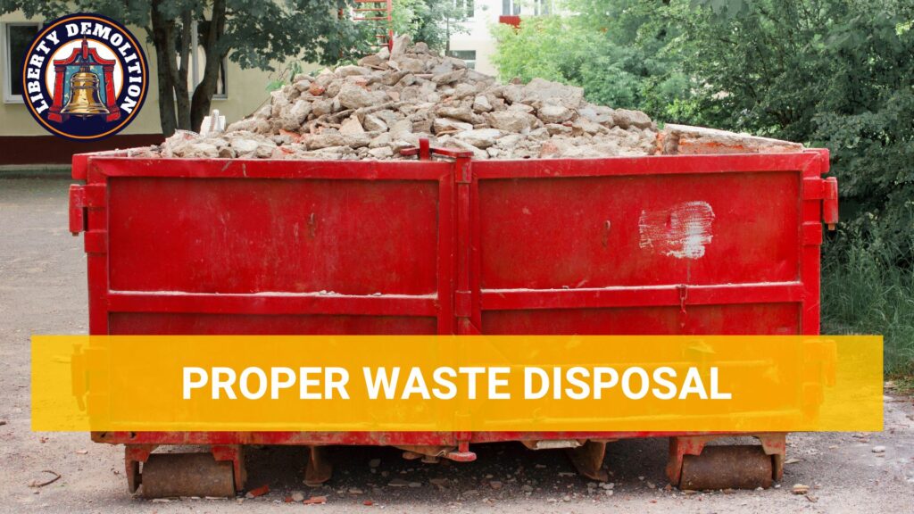 proper waste disposal of construction debris