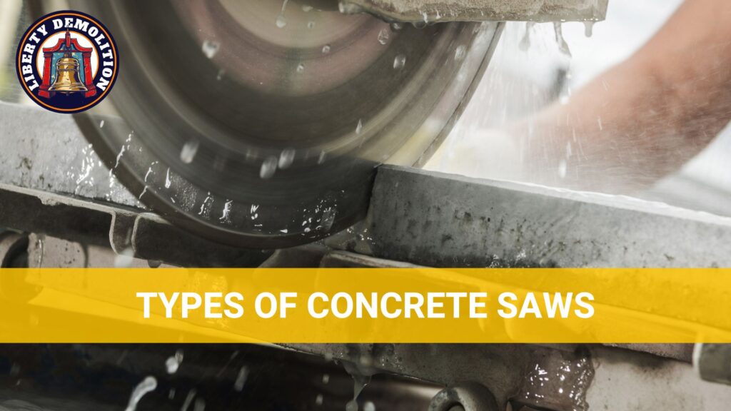 types of concrete saws