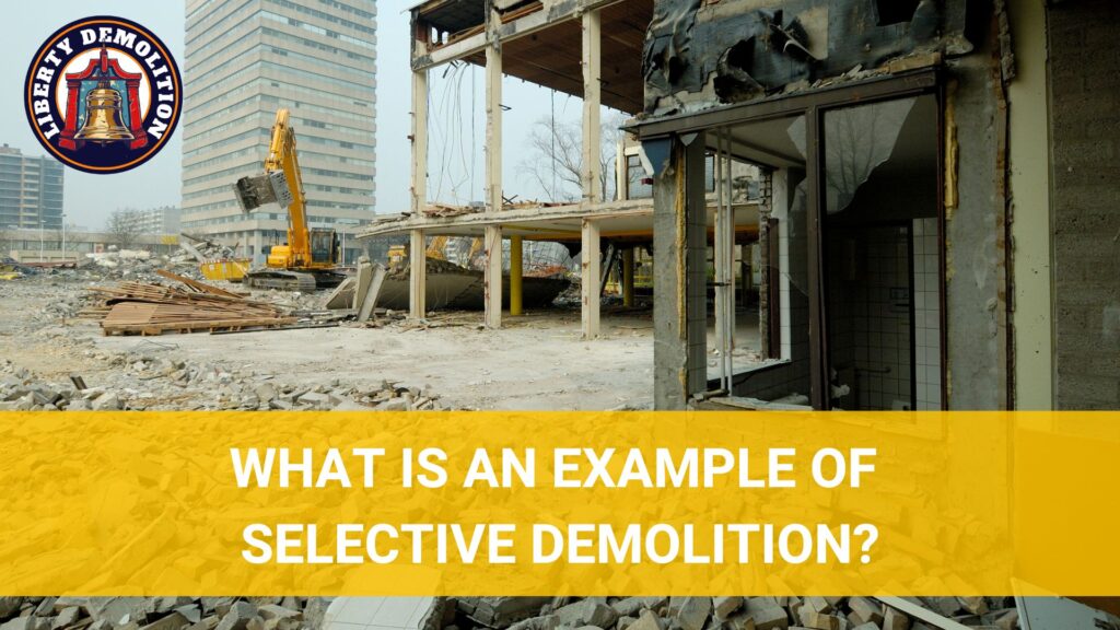 what is an example of selective demolition